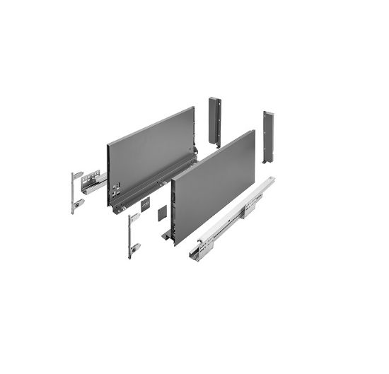 Obrazek Szuflada AXISPRO 400mm antracyt bardzo wysoka H199