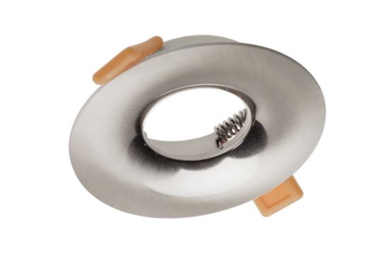 Obrazek Oprawa punktowa AURORA IP20 okrągła inox/satyna