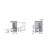 Obrazek Szuflada AXISPRO 350mm antracyt - średnia H116