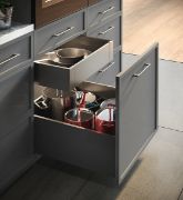 Obrazek Szuflada AXISPRO 400mm antracyt - niska H84