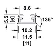 Obrazek Profil Loox 1109 biały COB  L-3m