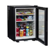 Obrazek Mini bar 35L czarna drzwi szklane