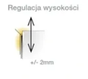 Obrazek Szuflada Tekform Slimline 550mm H-100 biała